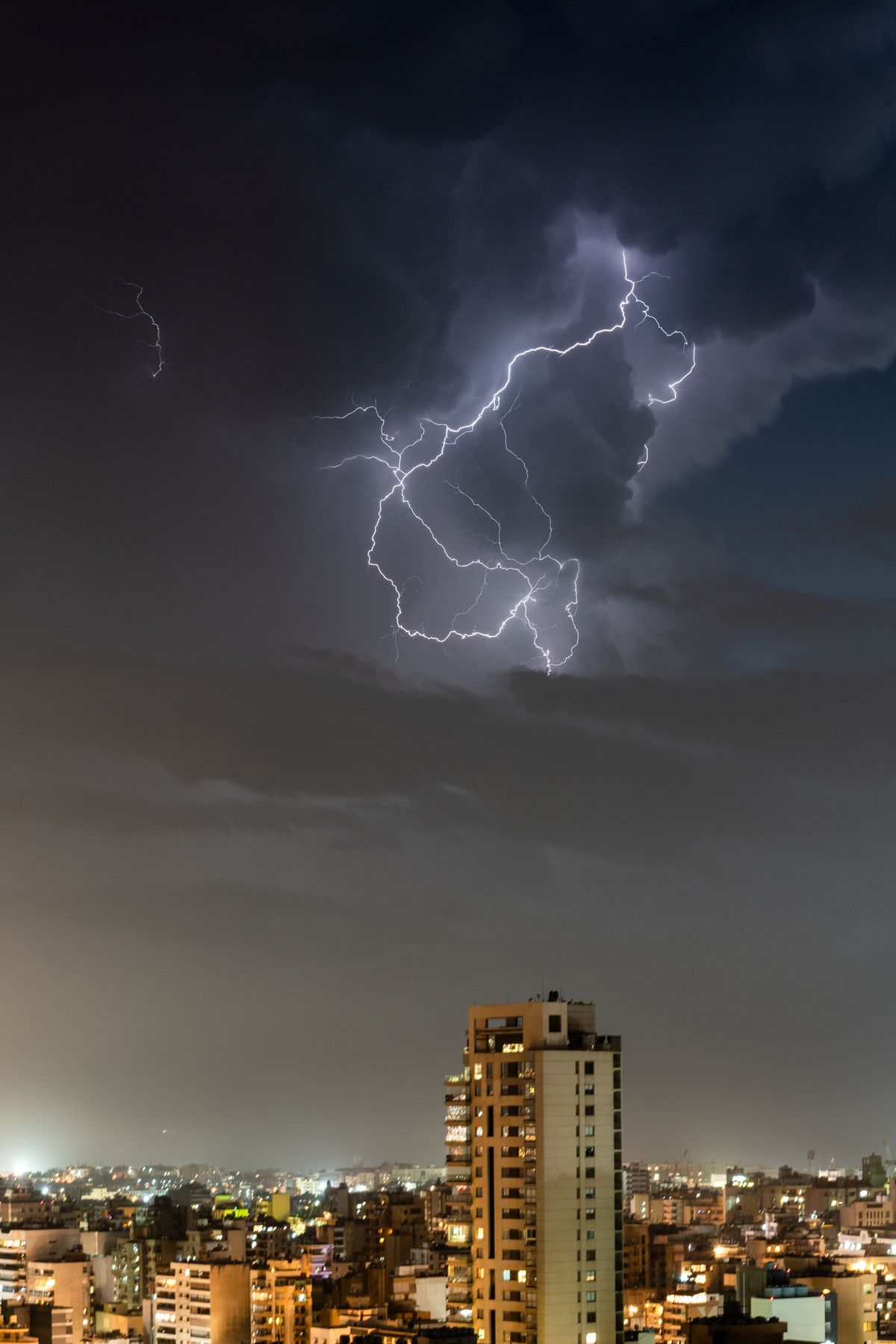 Beirut lightning