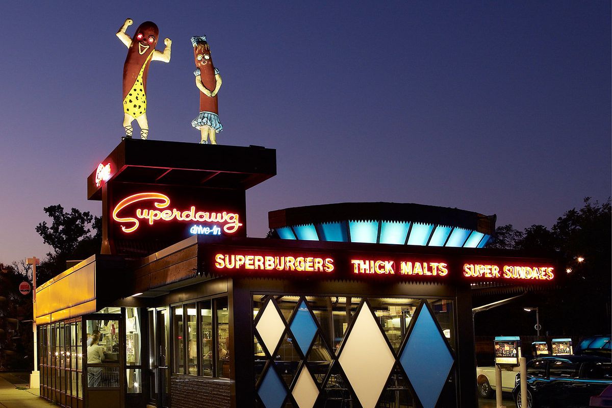 Superdawg Hot Dog Stand in Chicago, Illinois