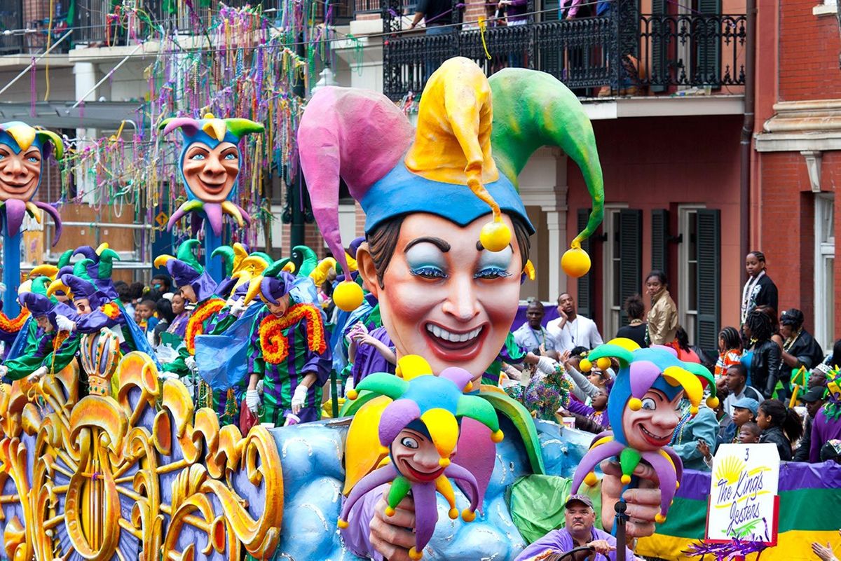 New Orleans Mardi Gras Parade Float