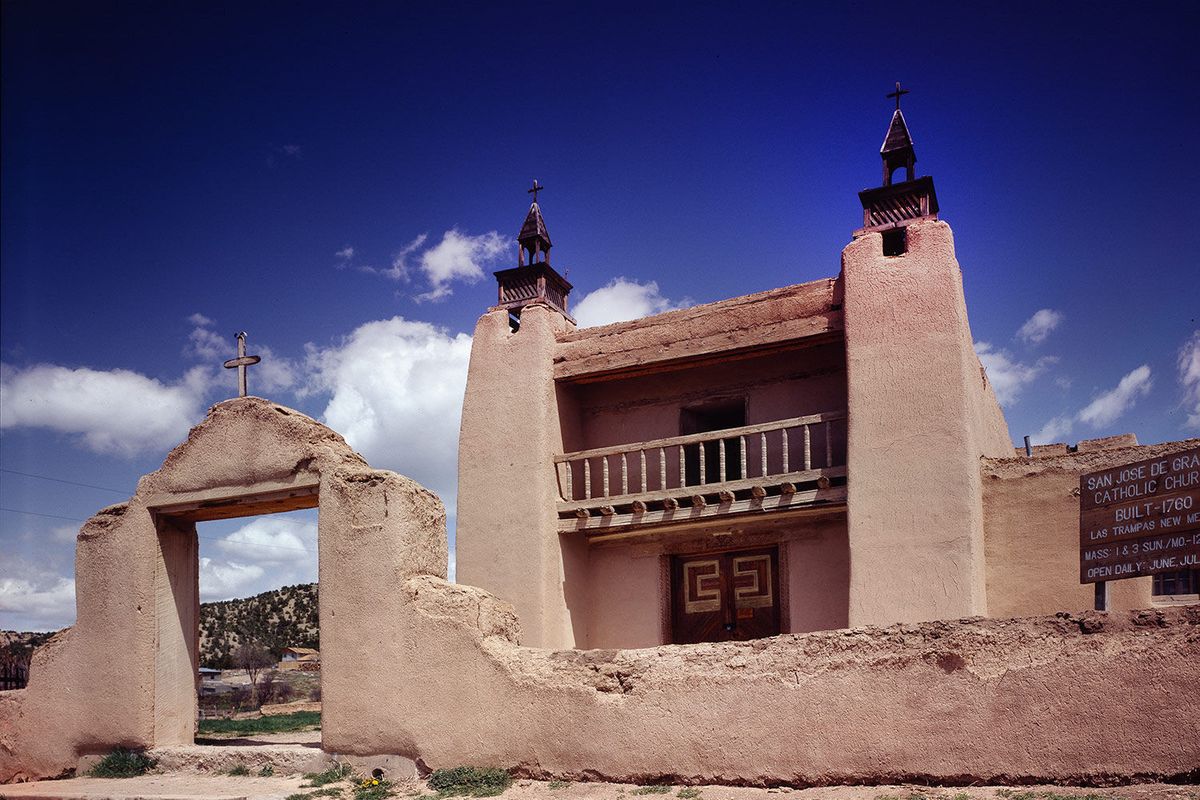 Las Trampas, New Mexico San Jose De Gracia Catholic Church