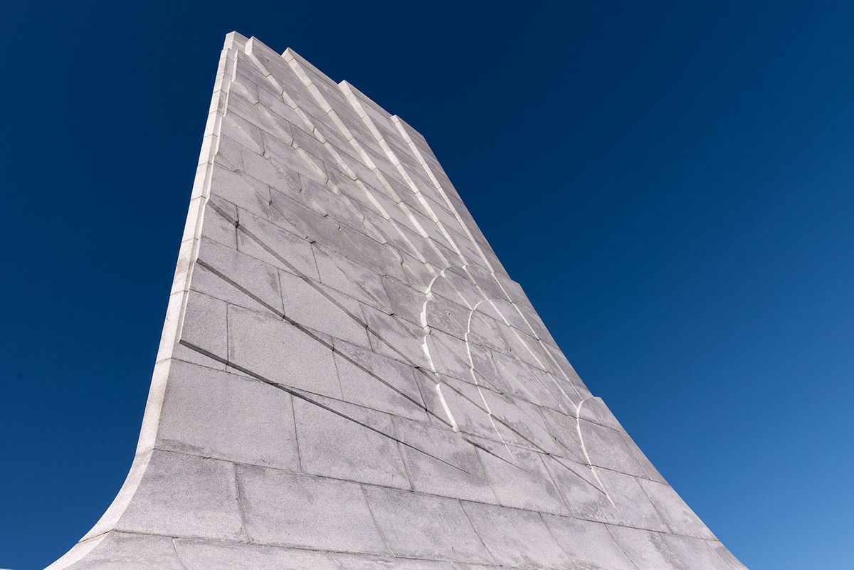 Wright Brothers Monument in Kitty Hawk, North Carolina