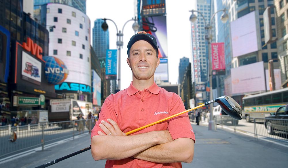 Golf Pro in Times Square