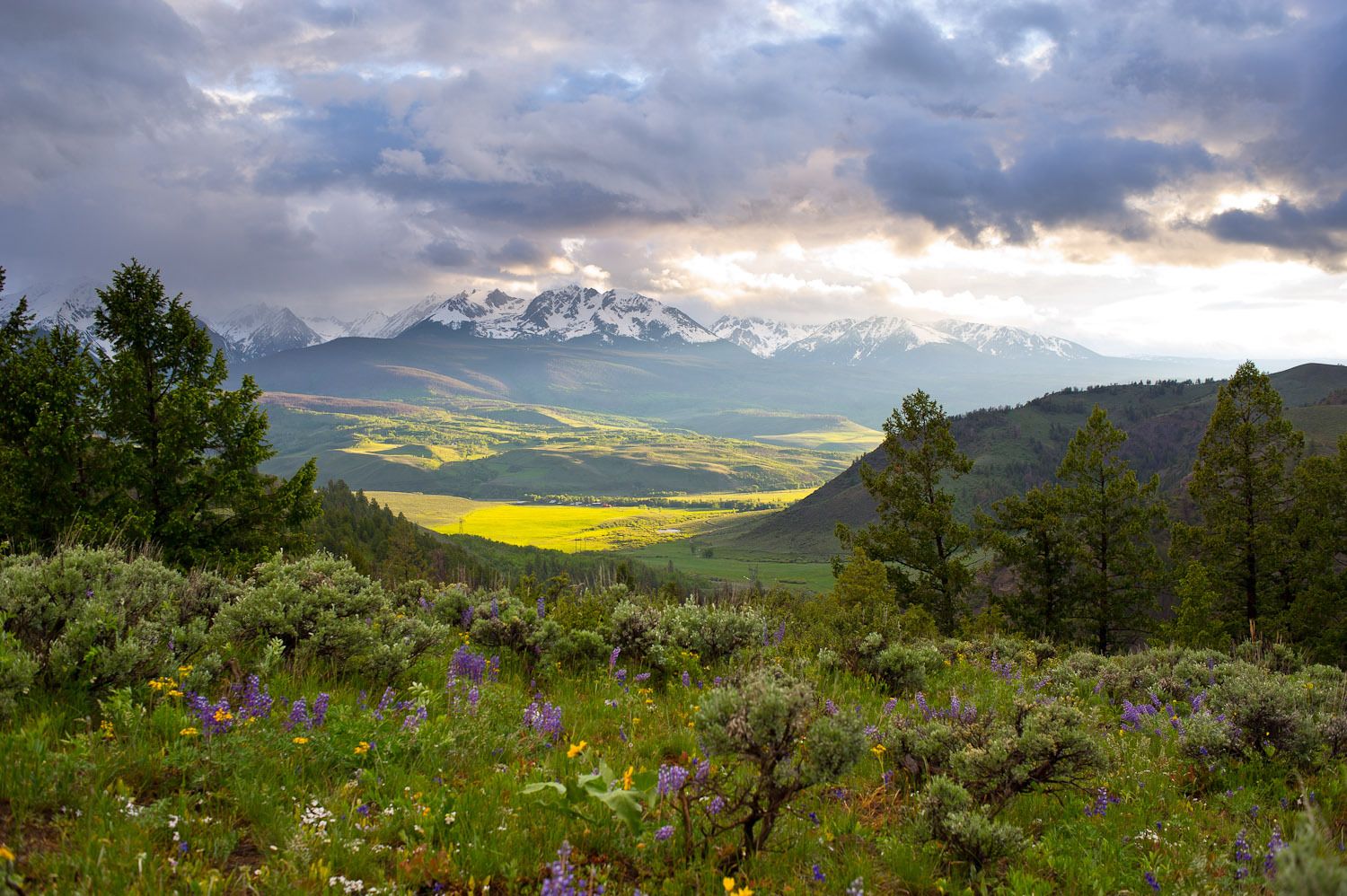 Storm Clouds on The Continental Divide