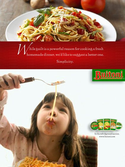 Understanding the underlying psyche of the target audience, we created a campaign for a highly successful Nestle brand, Buitoni, which introduced a delicious, fresh, healthy product line that appealed to busy moms.Creative direction, art direction, design BUITONI