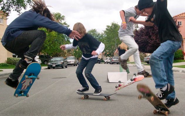 Kids of Summer, Kids, Friends, Group, Skateboards, Punk, Skating Kids of Summer Skating
