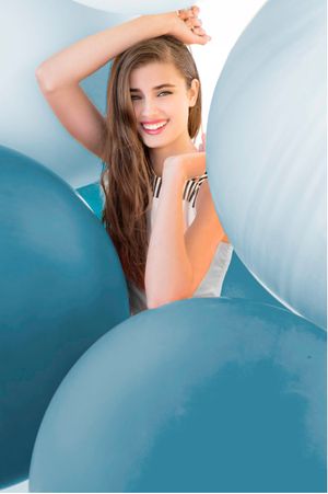 Taylor Hill, Darling Magazine, Blue Balloons, Bride, Wedding, Wedding Photographer Taylor Hill - Bat Mitzvah Photographer Los Angeles