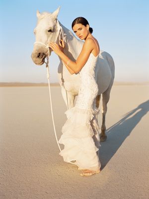 Wedding, Desert, Horse, Bride, Wedding Photographer Bride and Horse - Event Photographer Los Angeles