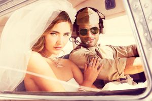 White Sands Airport, Bridal, Model, Airplane, Travel, Military, Couple, Wedding Photographer Airport Wedding Couple - Engagement Photographer Los Angeles