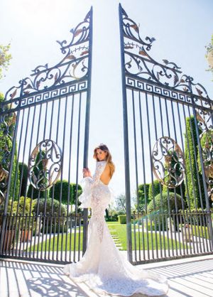 Beverly Hills, Bride, Garden, Wedding, Gate, Wedding Photographer Beverly Hills Bride - Bar Mitzvah Photographer Los Angeles