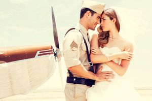 White Sands Airport, Bridal, Model, Airplane, Desert, Travel, Military, Couple, Wedding Photographer Airport Wedding Couple - Wedding Photographer In NYC