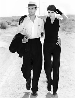 Ivana Milicevic, Black and White, Model, Desert, Couple, Engagement, Bride, Groom, Wedding, Wedding Photographer Model in Desert - Engagement Photographer Los Angeles