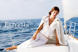 Marina Del Rey, Bride on Boat, Estrella, Flag, Ocean, Sunny, Jewelry, Bride, Wedding Photographer Estrella Bride on Boat