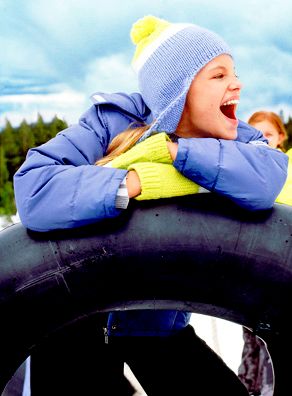 American Girl, Winter, Ski, Smiles, Girls, Snow American Girl Girl With Tube