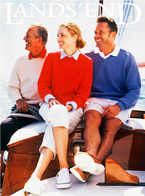 Group, Friends, Lands'End Magazine, Magazine Cover, Boat, Rhode Island, Boating, Sailing, Happy, Boatwear Lands'End Magazine Cover