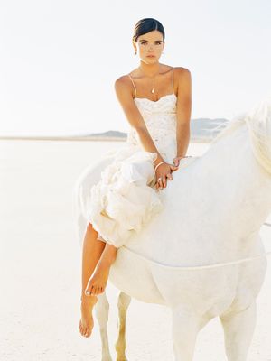 Wedding, Desert, Horse, Bride, Wedding Photographer Bride and Horse - Wedding Photographer In NYC