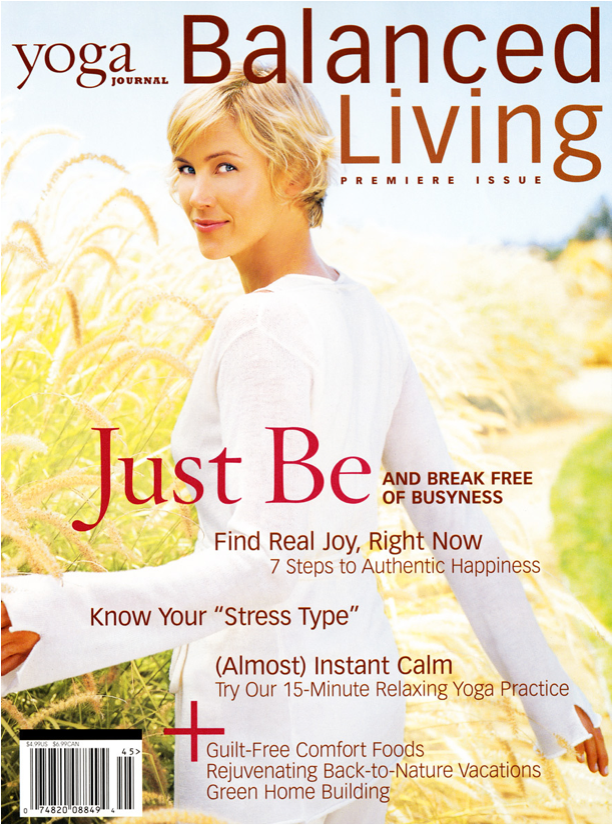 Yoga Journal Magazine, Magazine Cover, Nature, Outdoors, Yoga Yoga Journal Magazine Cover