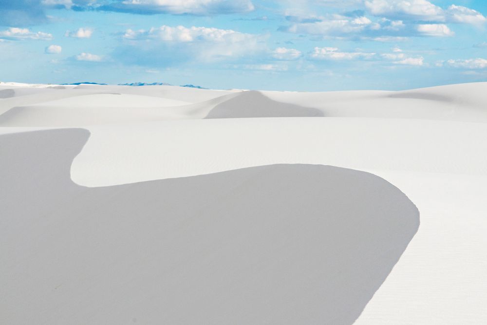 White Sands, New Mexico, Desert, White, Blue Sky, Nature, Landscape, Outside White Sands New Mexico