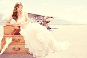White Sands Airport, Bridal, Model, Airplane, Desert, Travel, Military, Wedding Photographer Airport Bride - Bar Mitzvah Photographer Los Angeles