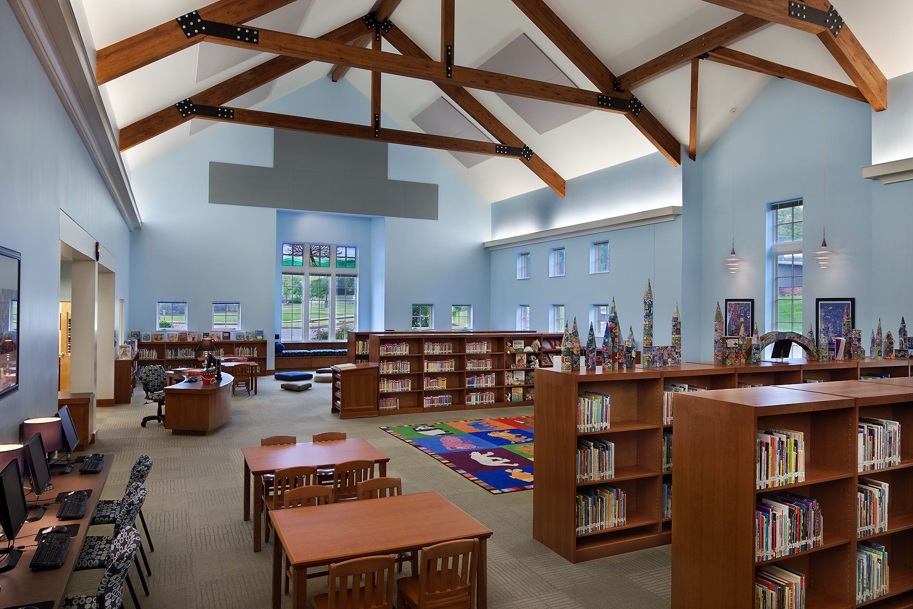 Oak Hill School Library at First Presbyterian Church | Nashville, TNArchitect - Street Dixon Rick Architecture, PLC