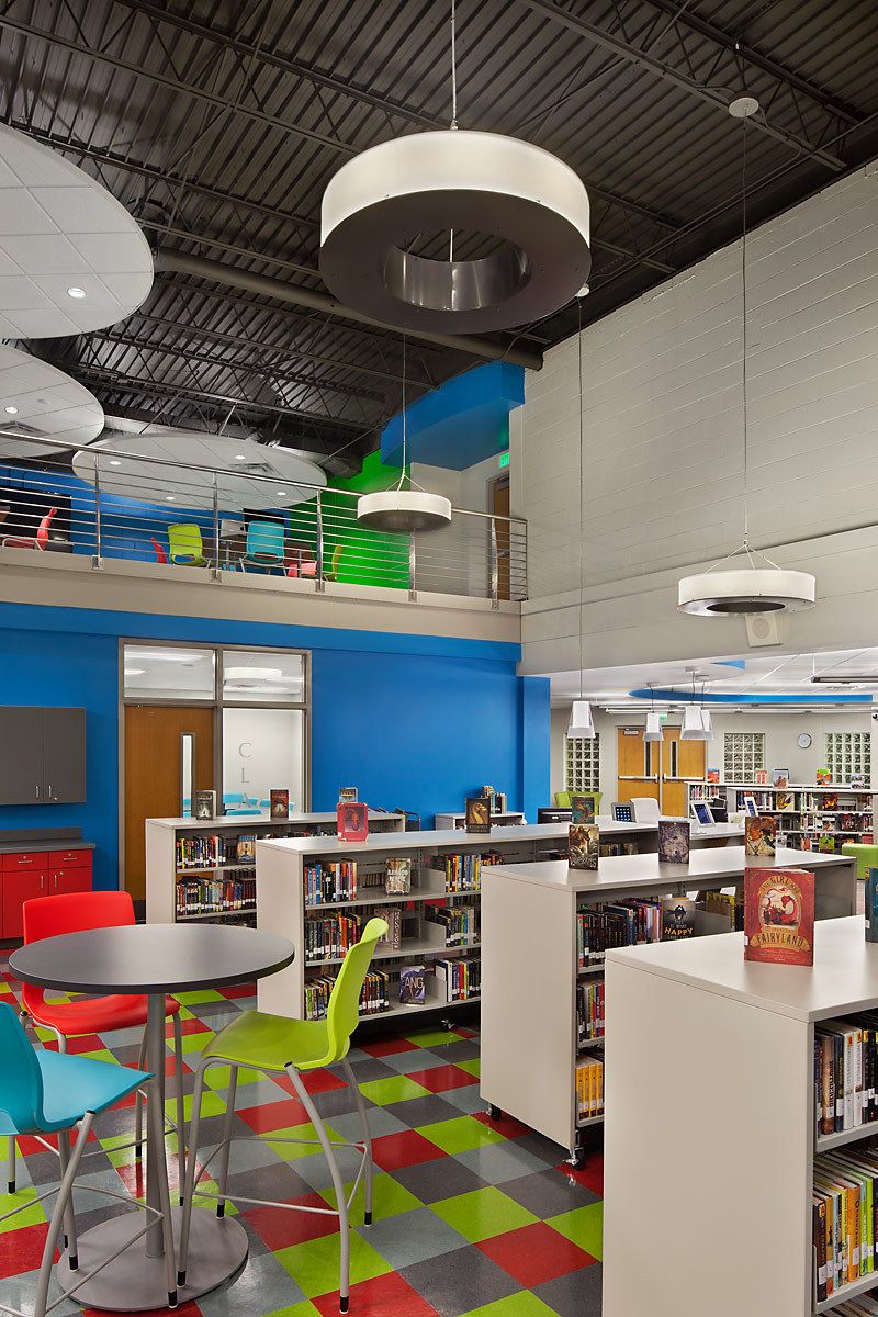Dupont Tyler Middle School Library Renovation | Hermitage, TNArchitect - Street Dixon Rick Architecture, PLC