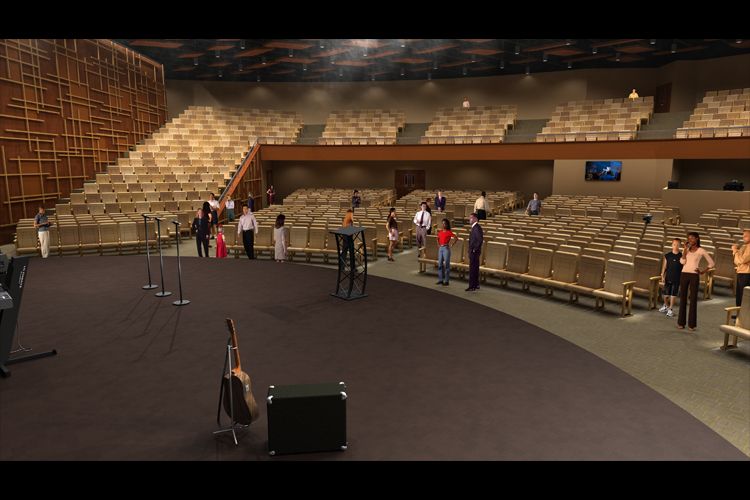 Mount Hope Church Worship Renovation Elevate Studio