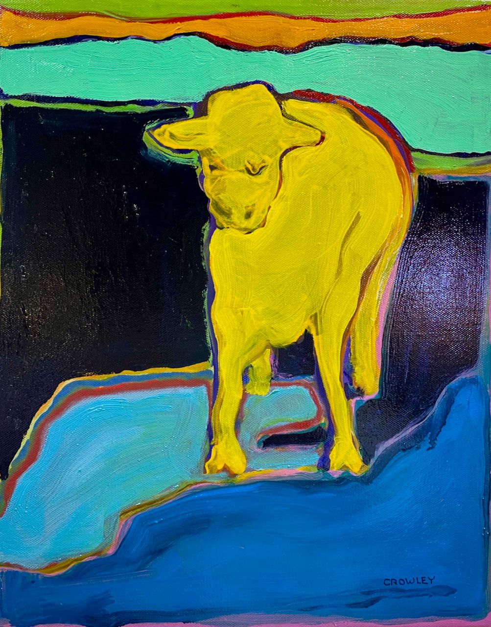 Cow With Shadow