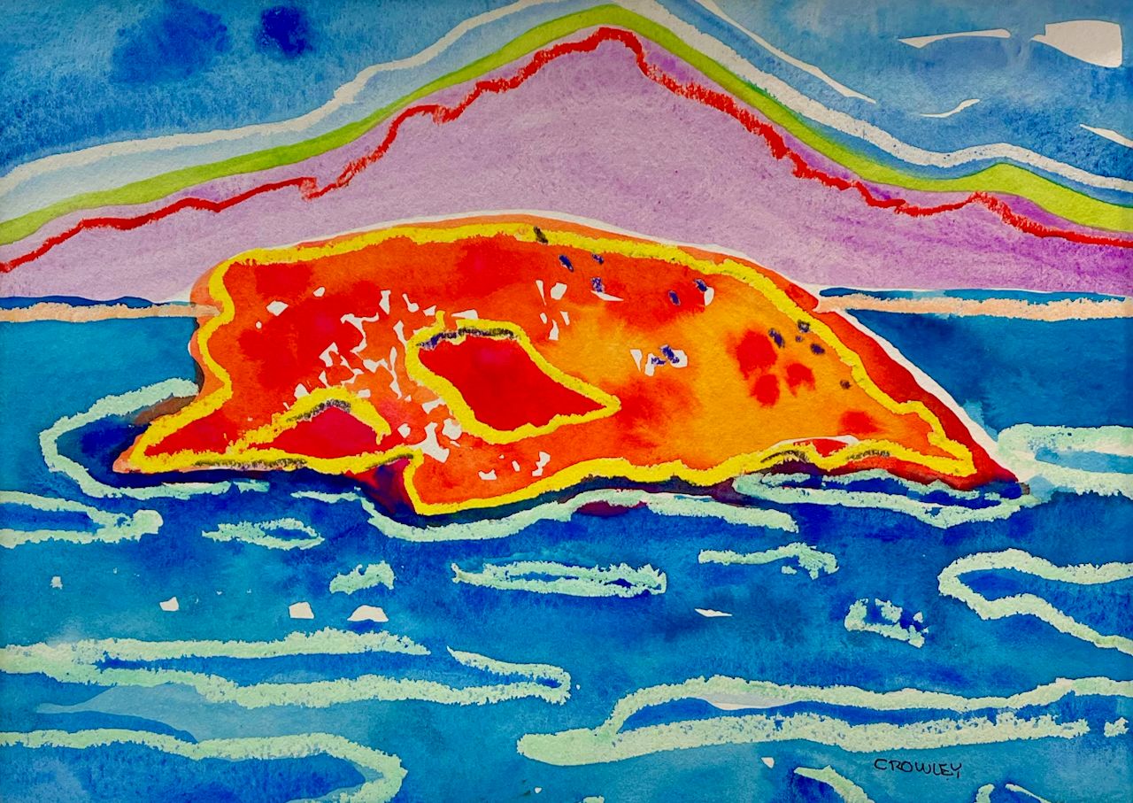 #2834 "Mt. Tam and Whale Rock" 