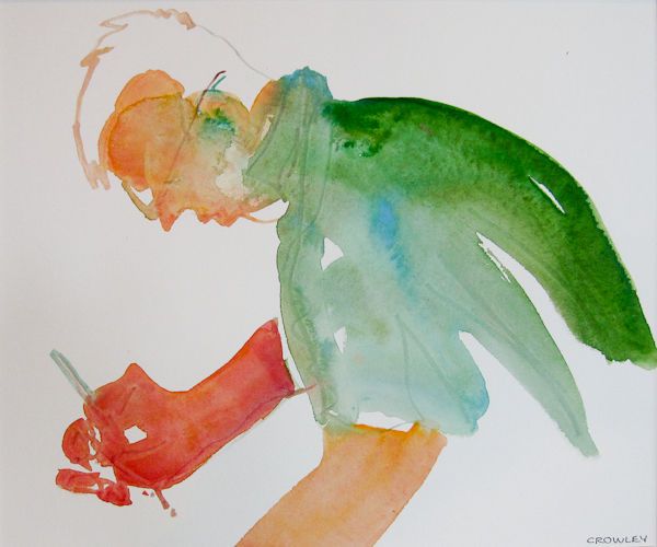 #1538 "Painting in Julian"  SOLD