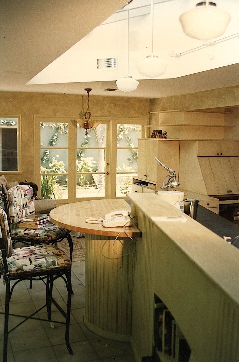 Custom Paint and Glaze Cabinet Treatment