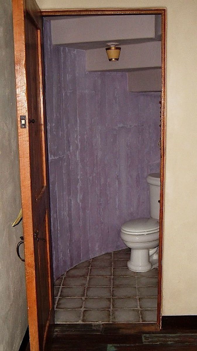 Faux Painted Barn BoardsPainted Tile Floor