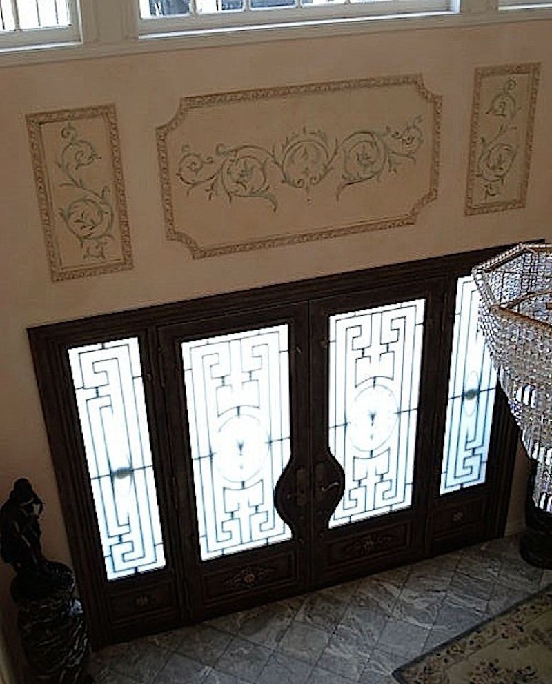 Painted Panel DesignAntique Glazed Walls