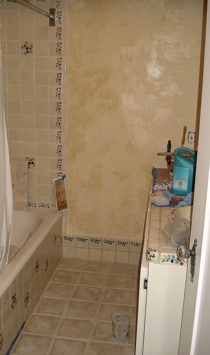 After:Painted Floors & Venetian Plaster