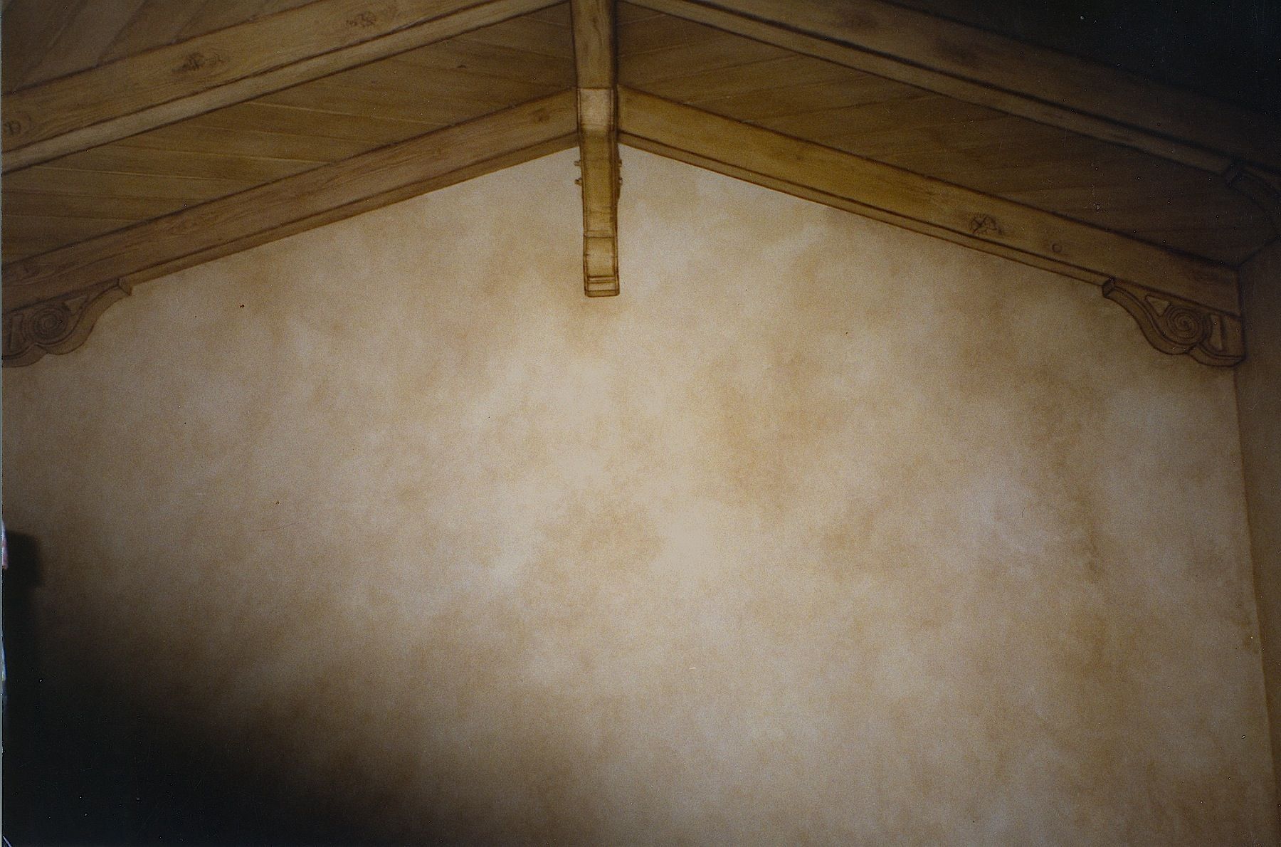 Faux Stone FinishPaint and Glaze