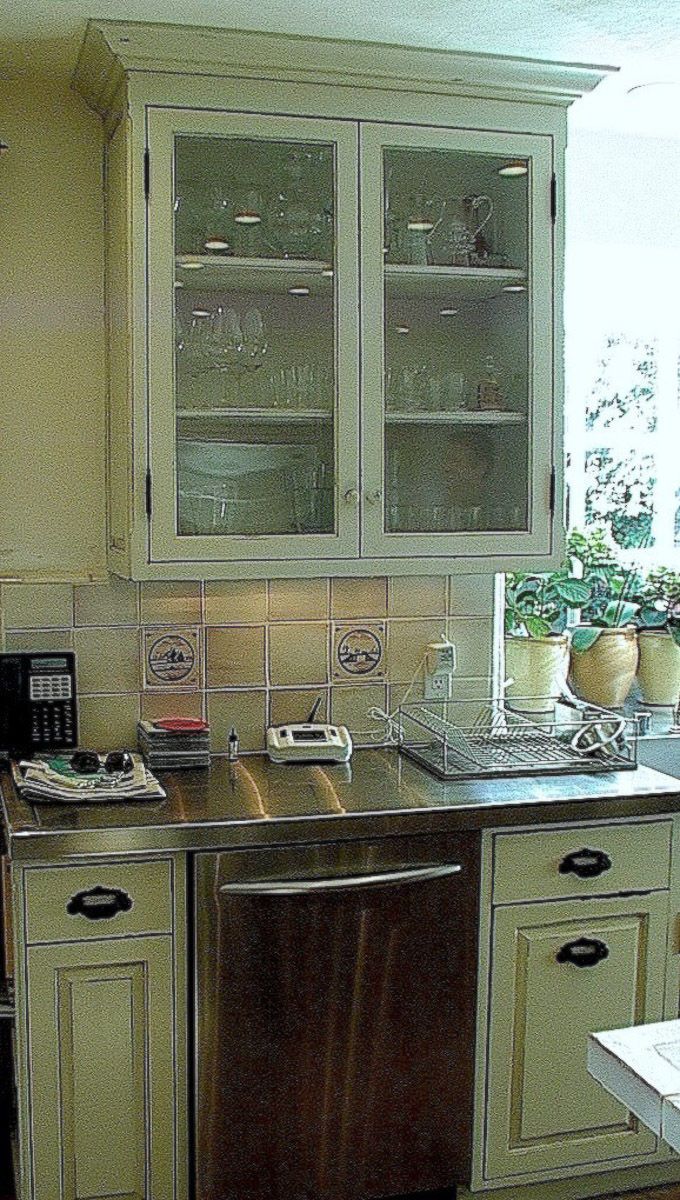 Custom Finished Kitchen Cabinet
