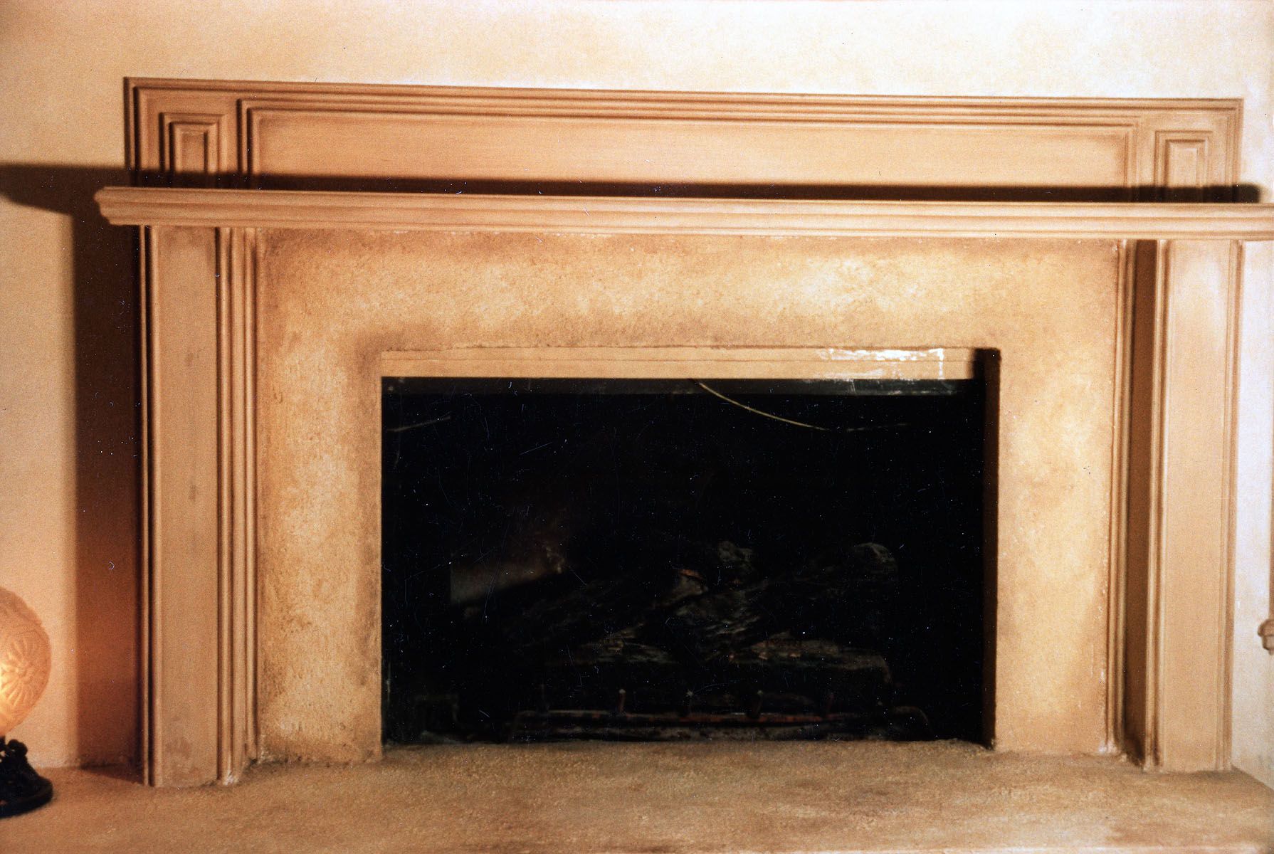 Custom Finished Fireplace Mantel