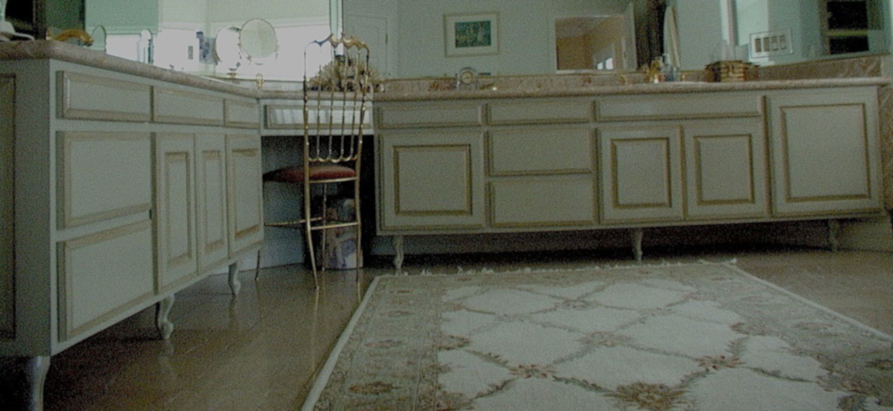 Custom Finished Bathroom Cabinets