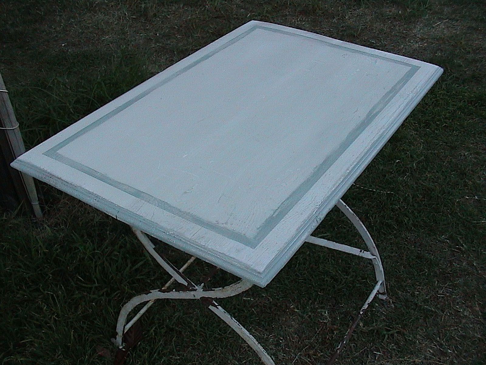 2 Stripe Antique Table Top