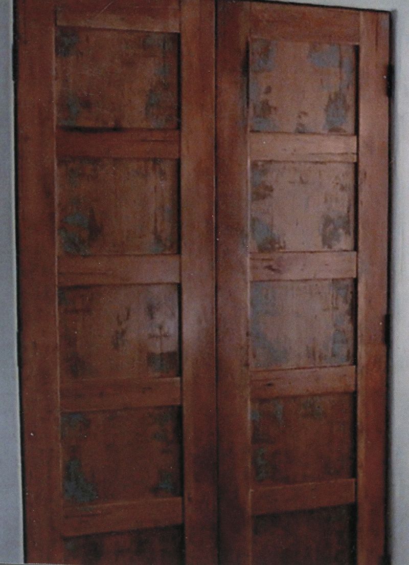 Painted Barn Wood Look