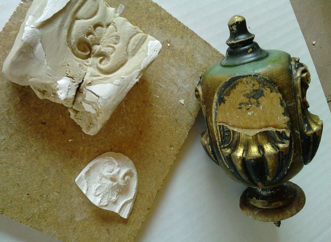 Antique Finial Restoration - Before