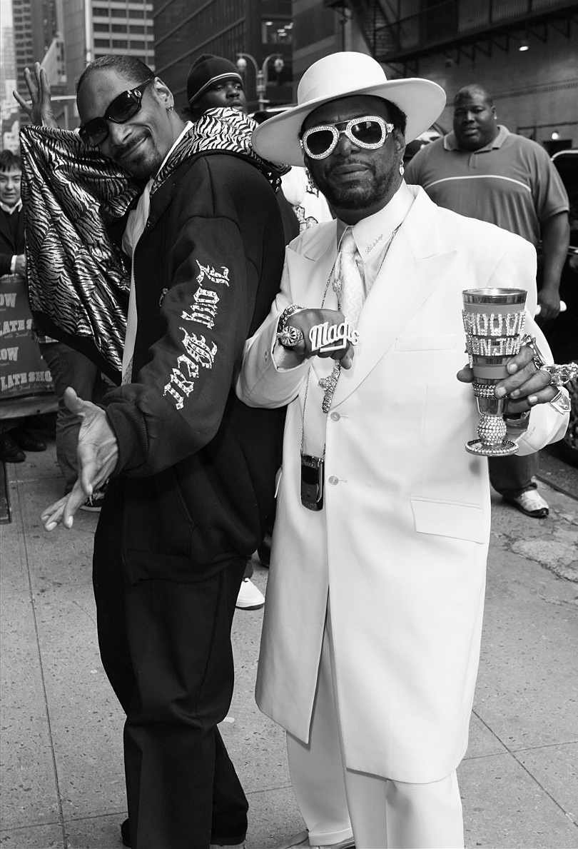 Snoop Dogg attending the Letterman Late Show, New York, March 2008 Snoop Dogg