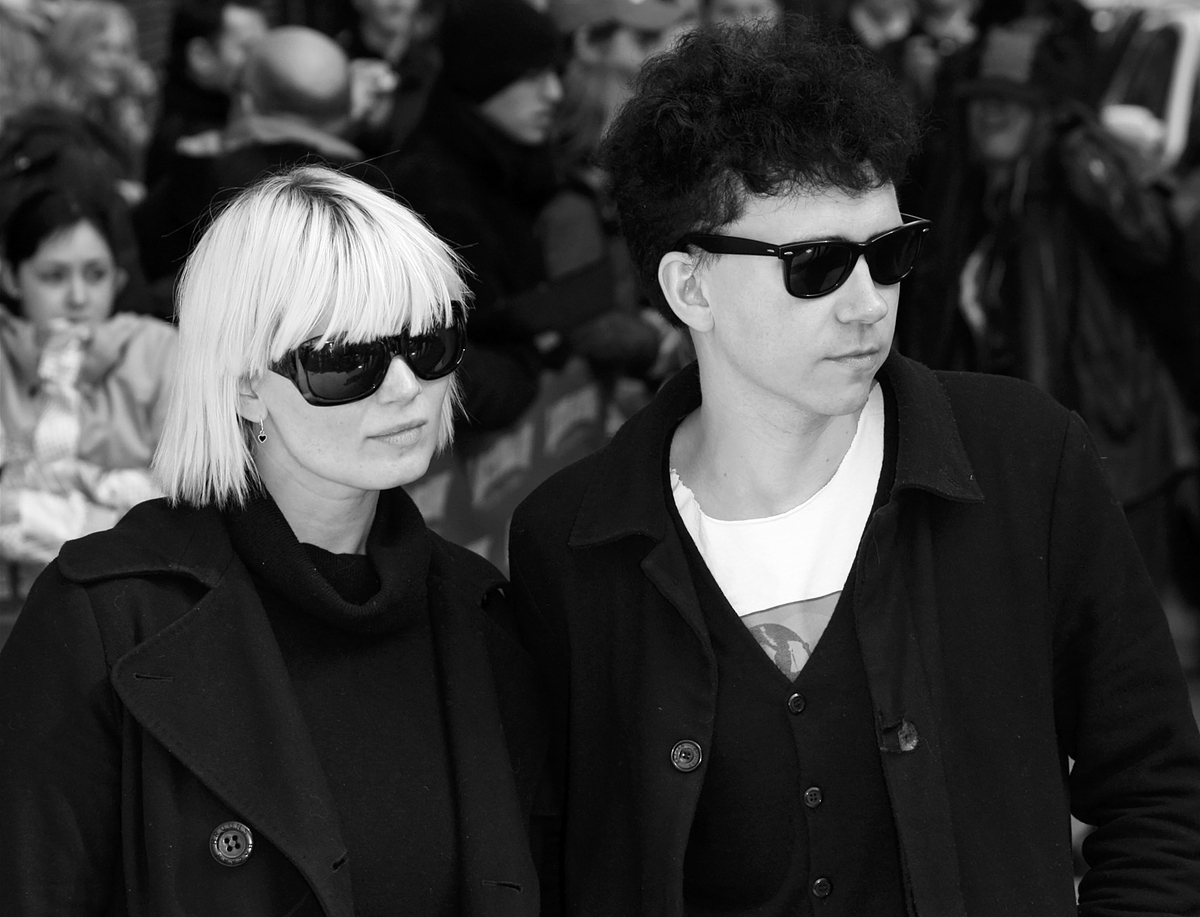 The Raveonettes attending the Letterman Late Show, New York, March 2008 The Raveonettes
