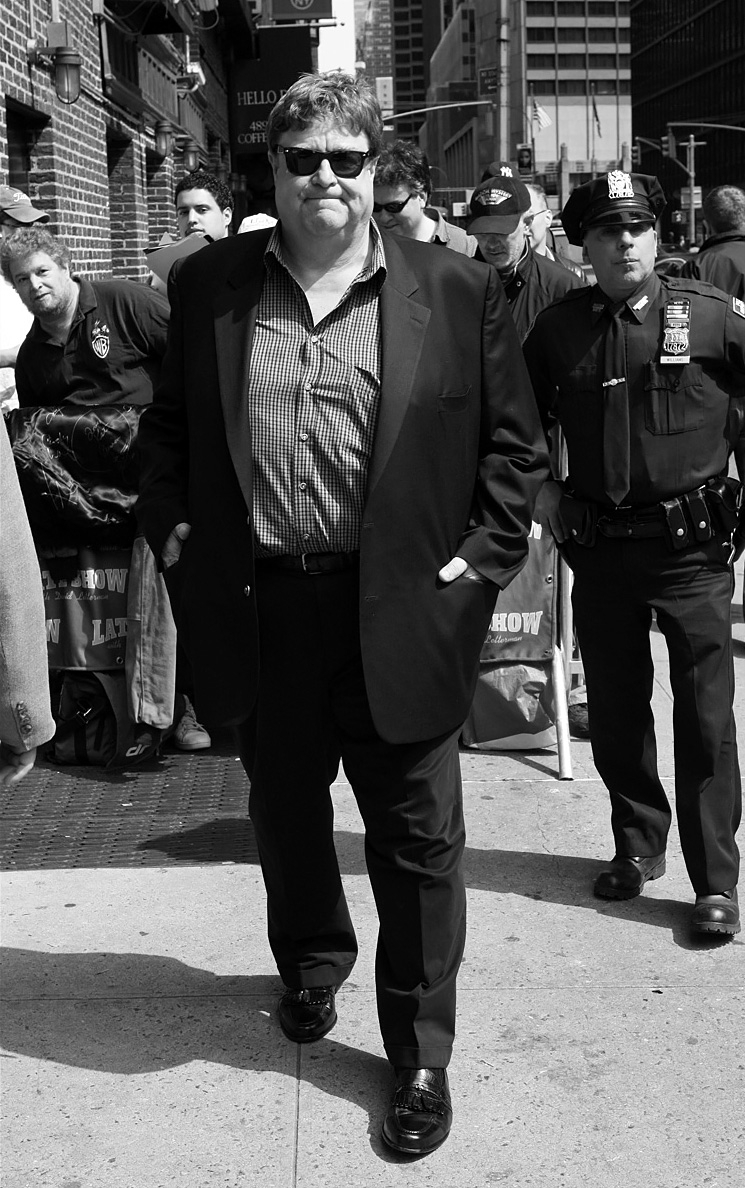 John Goodman attending the Letterman Late Show, New York, May 2008 John Goodman