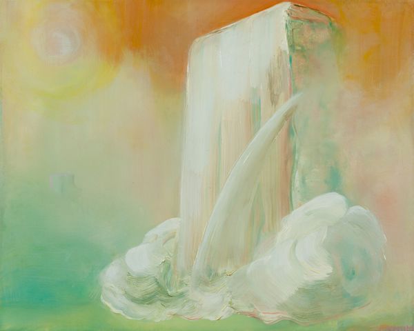 oil on panel 10 x 12 in / 25.4 x 30.48 cm Waterfall #4