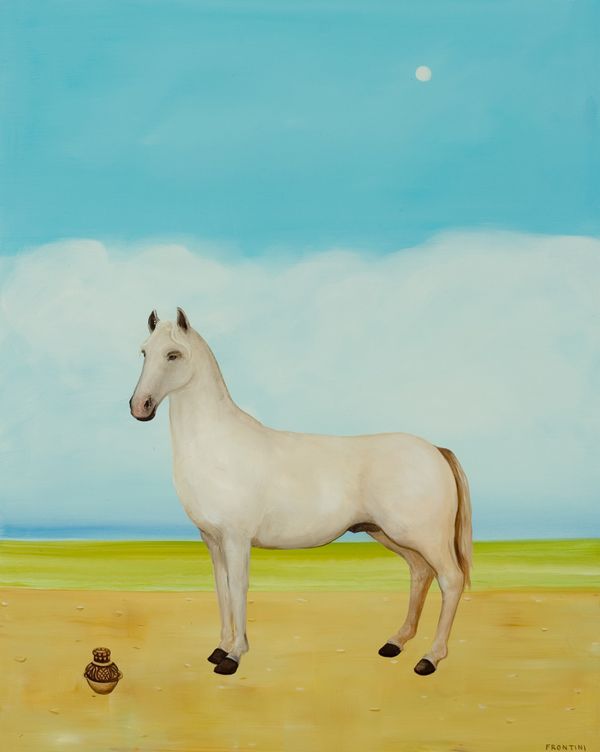 White Pony with Artifact (Welsh Pony), 2008