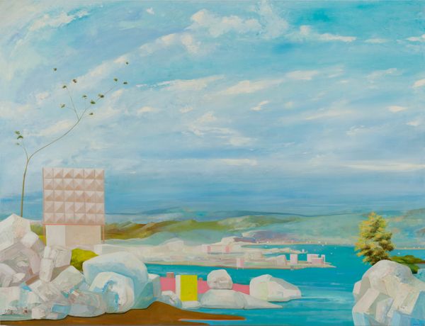 oil on panel 32 x 42 in / 81.28 x 106.68 cm Residence at the Reservoir
