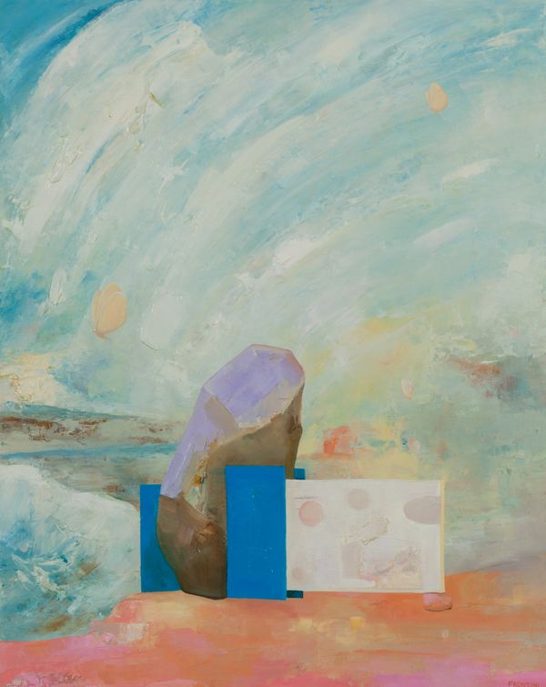 oil on panel 20 x 16 in / 50.8 x 40.64 cm Metaphysical Encounter (North Shore)