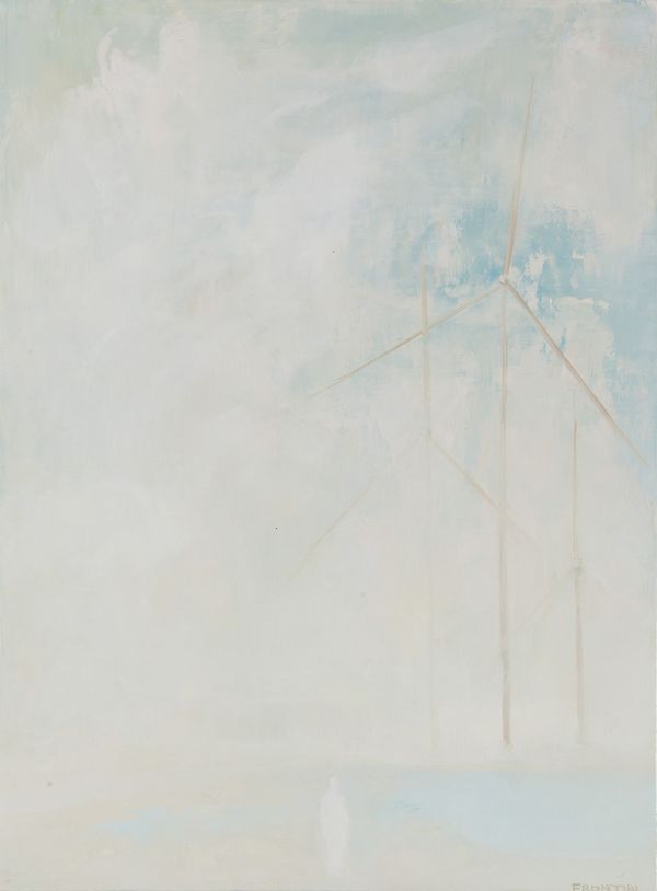 oil on panel 14 x 10 in / 35.56 x 25.4 cm The Farm
