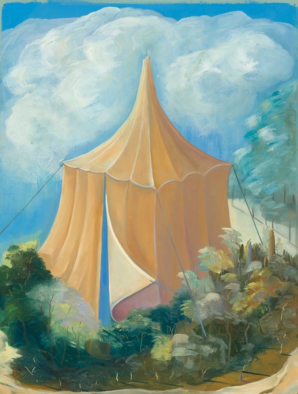 Golden Tent in the Garden