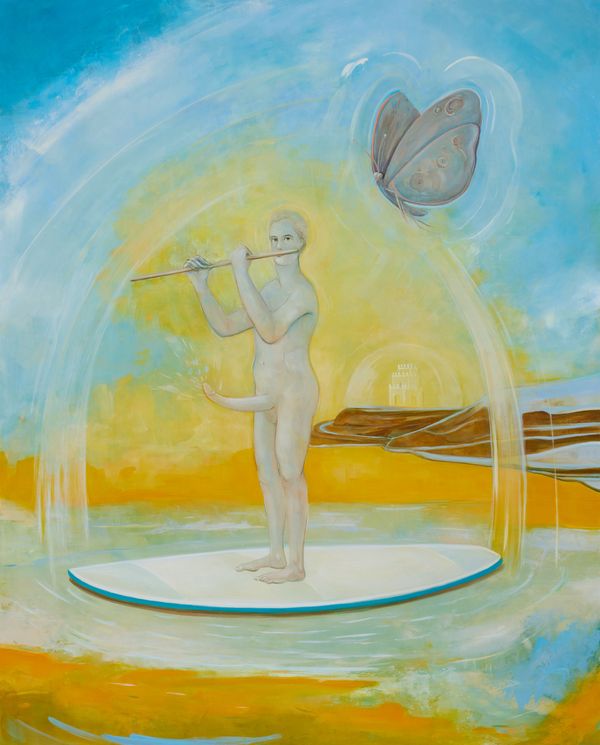 A Spell Being Cast, 2023, oil on panel, 20 x 16 in., 50.8 x 40.64cm.