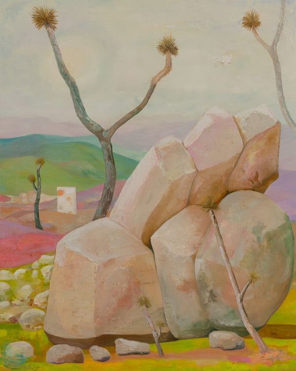 oil on panel 30 x 24 in / 76.2 x 60.96 cm Proposal for Monumental Frontini Canvas, Joshua Tree, CA
